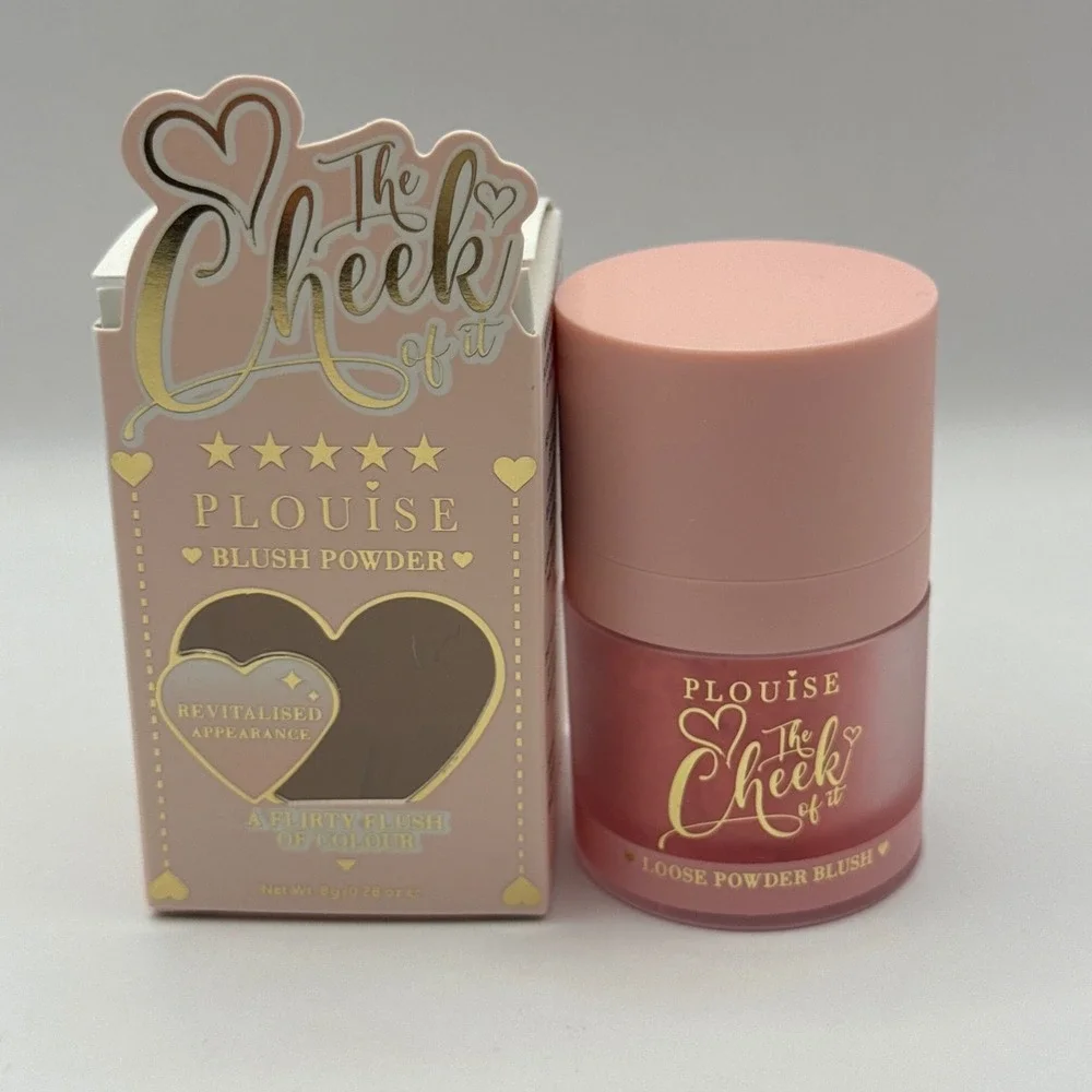 PLouise The Cheek Of It Loose Powder Blush Paradise Pop Sponge Tip‎ 8g New Box